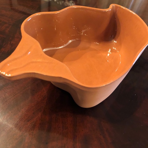 Salsa dish, tera cotta orange, pepper shape - Picture 2 of 4